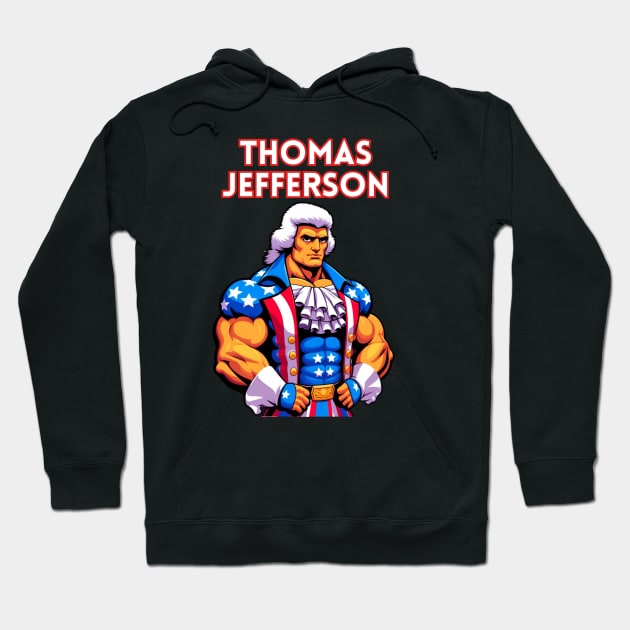 Founding Bros: Thomas Jefferson Hoodie by Woodpile